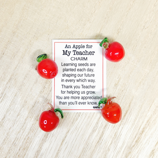 An Apple For My Teacher Charm
