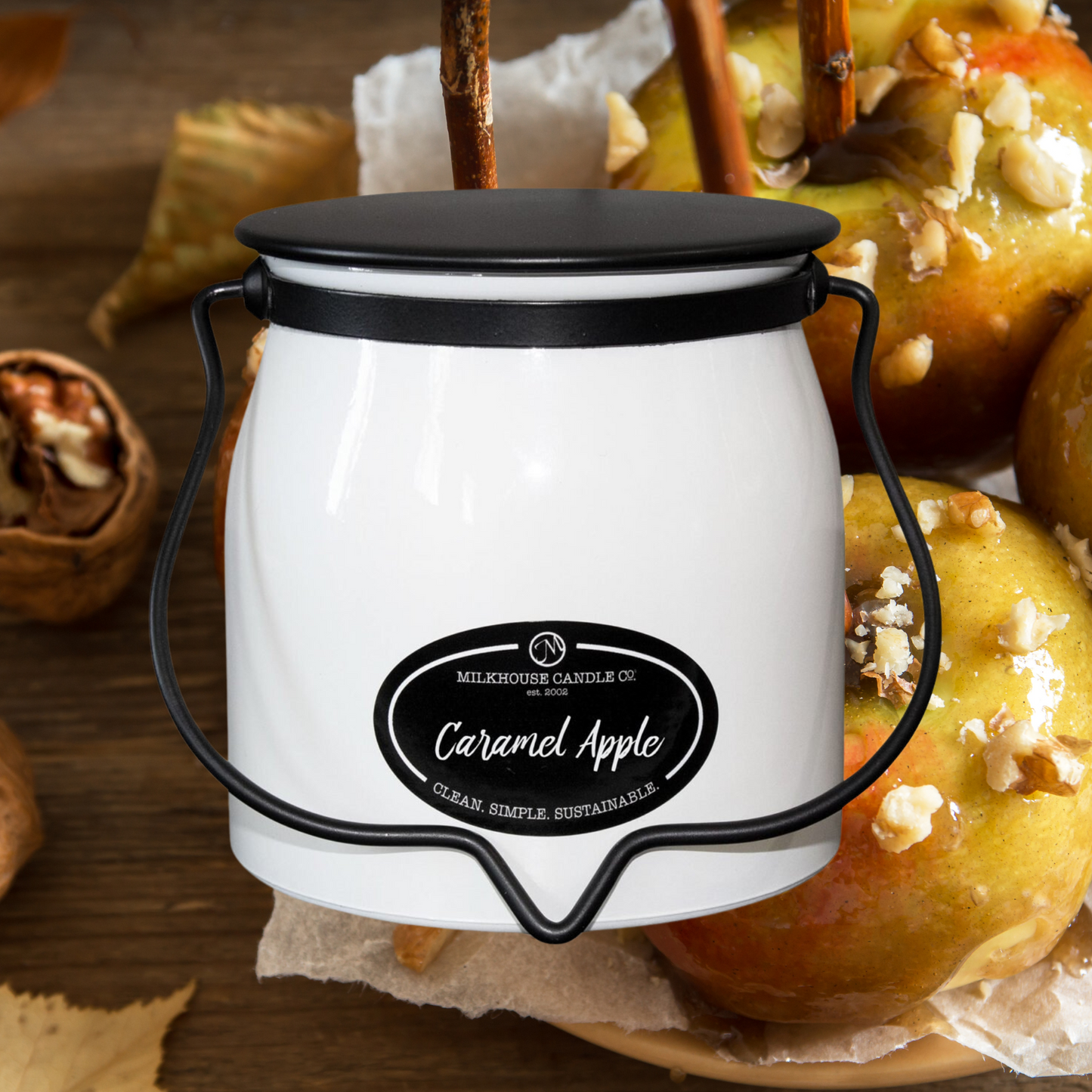 Butter Jar 16 oz: Caramel Apple