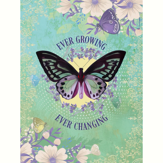 Friendship Card:  Ever growing ever changing always wonderful