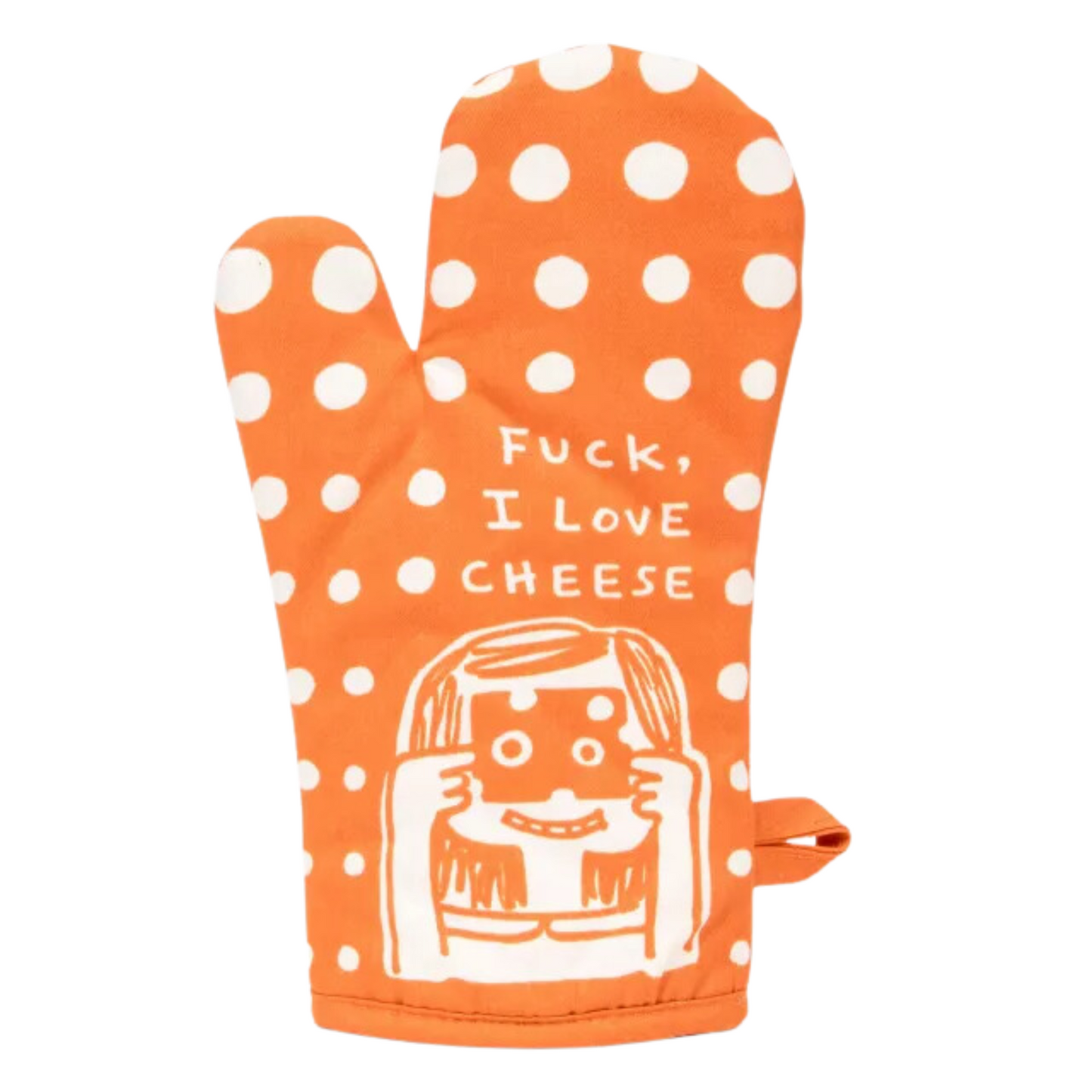 "Fuck, I Love Cheese" Oven Mitt