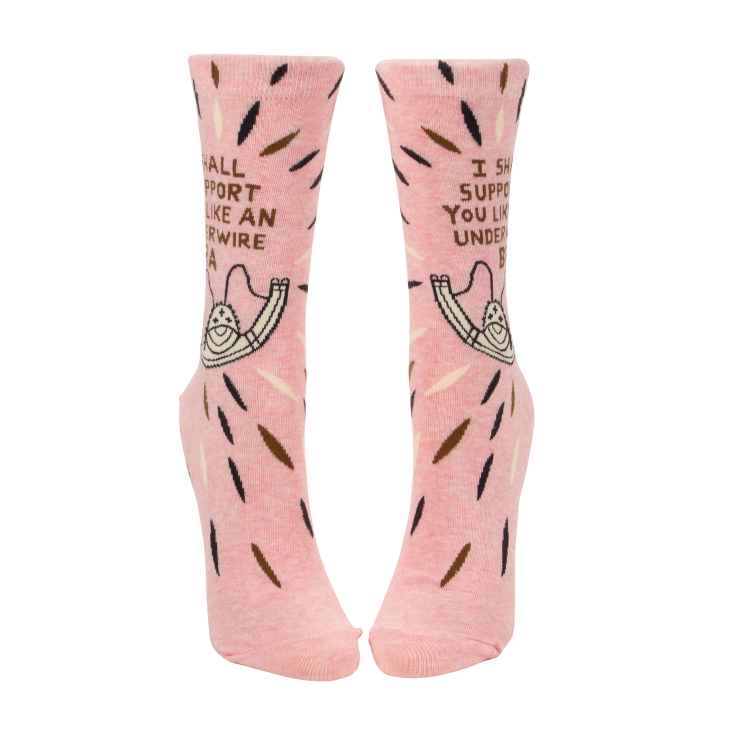 I Shall Support You Like An Underwire Bra Womens Socks