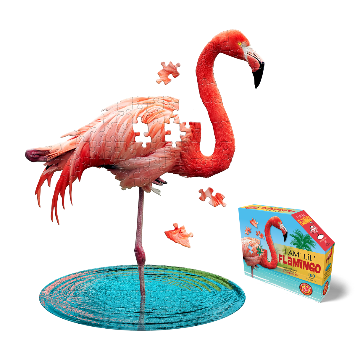 Lil' Flamingo 100 Piece Puzzle