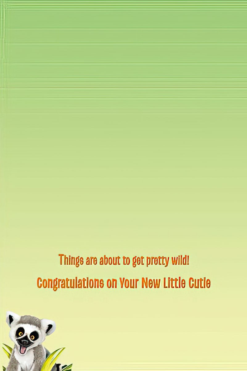 New Baby Card: Congratulations On Your New Little Cutie