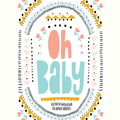 New Baby Card: Oh Baby Oh Joy! So happy for you...