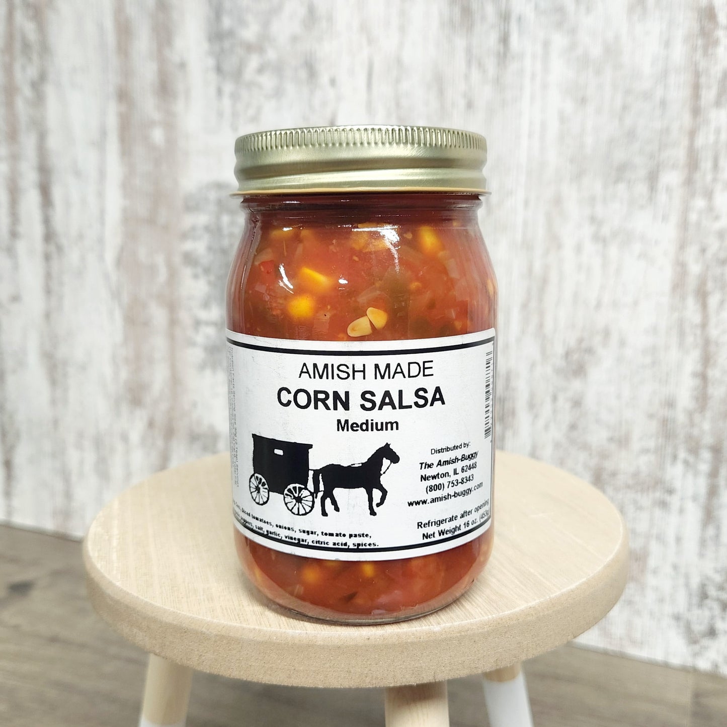 Amish Made Corn Salsa 16 oz