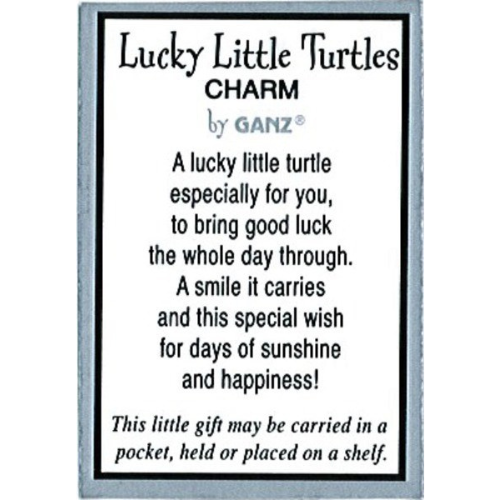 Lucky Little Turtle Charms