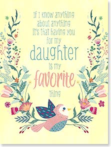 Daughter Birthday Card: a very Happy Birthday to the most wonderful daughter ever!
