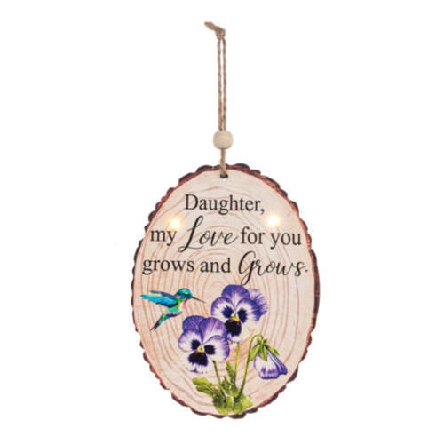 Daughter, My Love Grows Light Up Ornament