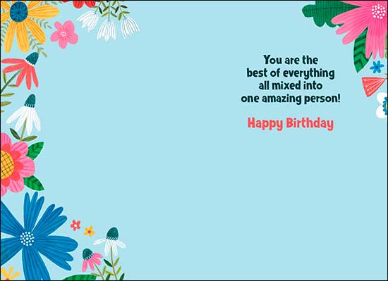 Birthday Card: You are the best of everything...