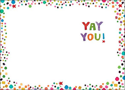 Congratulations Card: YAY YOU!