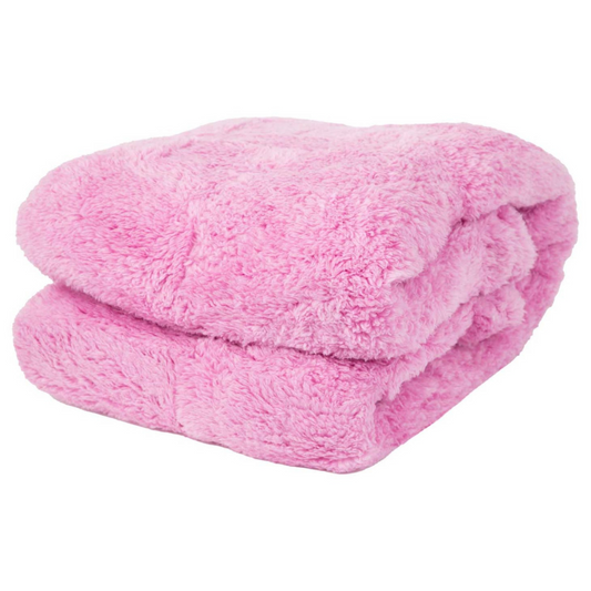 Rose Pink Plush Sherpa Throw Blanket 50 x 60