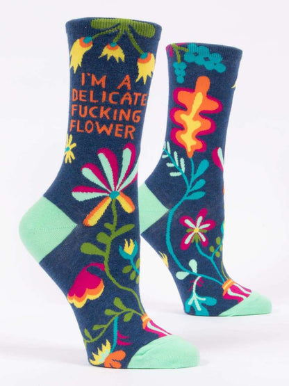 I'm A Delicate Fucking Flower Women's Socks